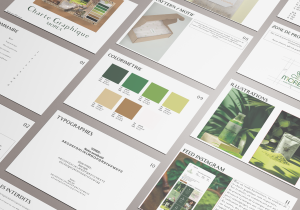 logo charte graphique produit naturel moringa